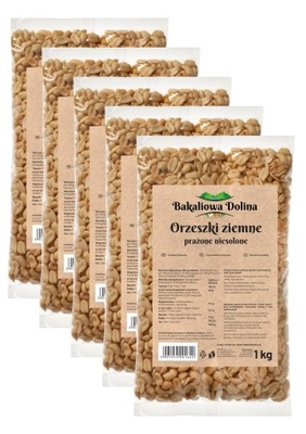 ORZESZKI ZIEMNE PRAŻONE 5 KG BEZ SOLI NIESOLONE ORZECH ŚWIEŻY