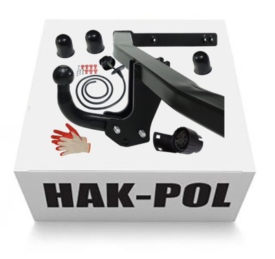 HAKPOL BARRA DE REMOLQUE HOLOWNICZY+WIAZKA +ADAPTER7PIN/13P+OSLONKI SEAT ALTEA+XL 2004-15  