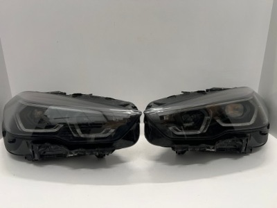 Лампа левая правая перед bmw 2 f44 адаптивный led 5a257c5 5a257c6 black czarna фото №1