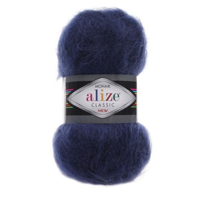 Włóczka Alize Mohair Classic 395 - granatowy