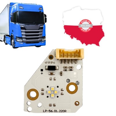 Модуль пластина led do ремонту правої лампи full led scania s r p g xf nextgen фото №1