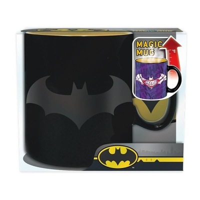 KUBEK ZMIENIAJĄCY WYGLĄD BATMAN / JOKER DC COMICS 460ML / TERMOAKTYWNY /