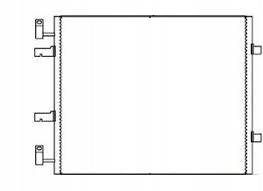 RENAULT TRAFIC II 2007- РАДИАТОР КОНДИЦИОНЕРА 2.0