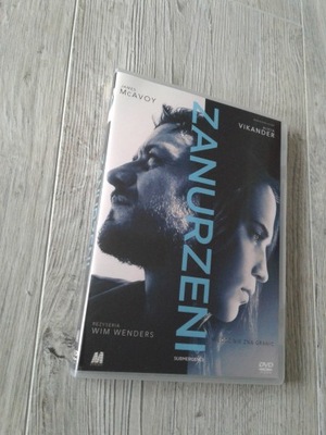 DVD Zanurzeni 2017 Alicia Vikander James McAvoy reżyseria Wim Wenders