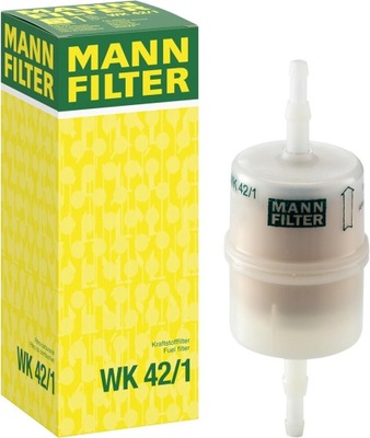 FILTRO COMBUSTIBLES MANN-FILTER WK 42/1 MERCEDES-BENZ RENAULT PEUGEOT FIAT MAZDA  