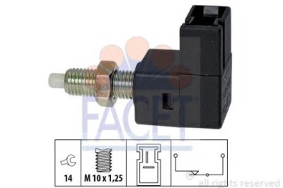 Выключатель света стоп facet 1.810.300 938102e000 фото №1