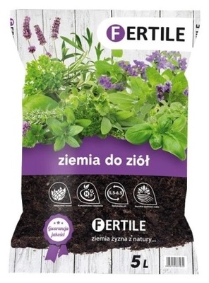 Podłoże, ziemia do ZIÓŁ 5L FERTILE