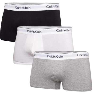 CALVIN KLEIN BOKSERKI MĘSKIE MAJTKI TRUNK 3P r.XL