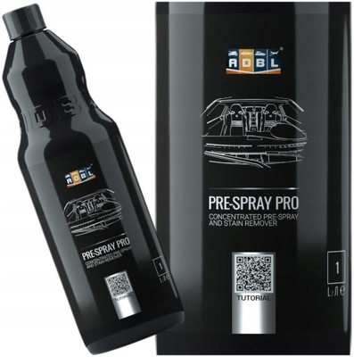 ADBL PRE SPRAY PRO 1L ŚRODEK PŁYN DO PRANIA FOTELI TAPICERKI MATERIAŁOWEJ