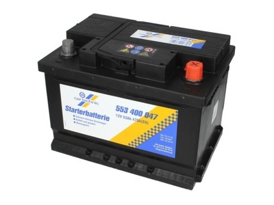 BATERÍA CARTECHNIC 12V 53AH/470A ULTRA POWER P+  