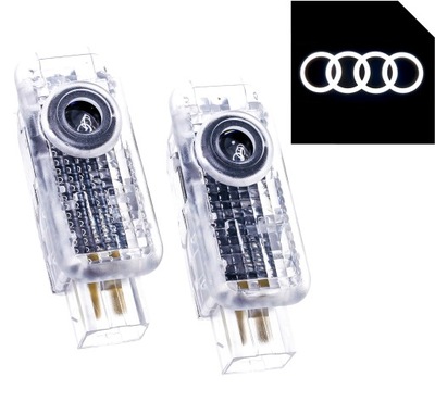 DIODO LUMINOSO LED LOGOTIPO PROYECTOR HD+ PREMIUM ANILLOS AUDI A1 A3 A4 A5 A6 A7 A8 Q3 Q5 Q7 Q8  