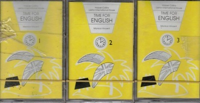 Time for English 2 Cassette 1+2+3 3x Kaseta NOWE