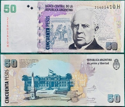 512. Banknot Argentyna 50 Pesos 2003r. UNC