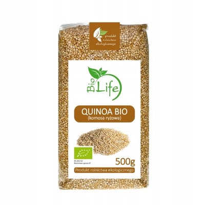 BIOLIFE Quinoa biała Komosa ryżowa BIO ekologiczna 500 g