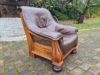 Fotel skórzany