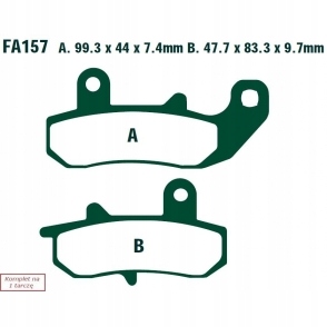 ZAPATAS DE FRENADO EBC FA157  