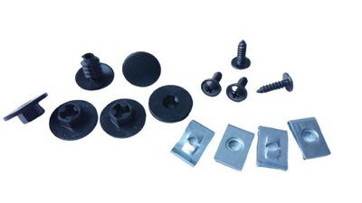 Кліпси підкрилок передній набір кліпси fiat 500 фото №1