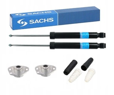 Амортизаторы sachs задняя + крепления vw scirocco 3 фото №1