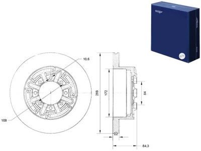 DISCOS DE FRENADO 2SZT. IVECO 35.10 96-06 PARTE TRASERA TOMEX BRAKES  