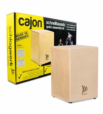 Schlagwerk CBA10S Medium - cajon do samodzielnego montażu