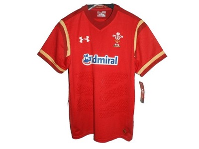 Admiral WRU Under Armour rugby koszulka Wales M L