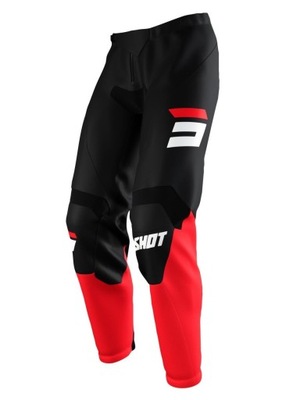 SHOT RACING KELNĖS MOTO DEVO RAW BURST RED DYDIS 28 