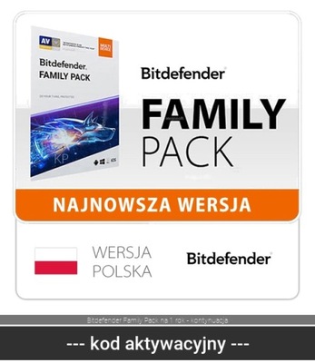 Bitdefender Family Pack na 1 rok - kontynuacja