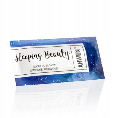 Anwen Sleeping Beauty maska nocna włosy wysokoporowate 10ml