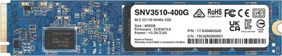 SYNOLOGY SNV3510-400G 400GB M.2 22110 NVME SSD