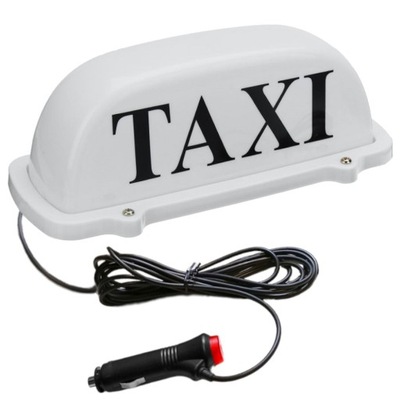 TAXI FARO DIODO LUMINOSO LED BLANCA KOGUT CON INSCRIPCIÓN GAPA MAGNES CLAVIJA CLAVIJA ENCENDEDOR  