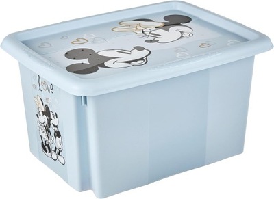 KEEEPER - Pojemnik na zabawki + pokrywa - pudełko - Myszka Mickey - 15 L