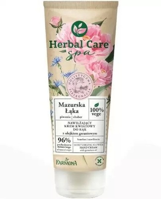 Farmona Herbal Care Spa Mazurska łąka nawilżający krem do rąk 100 ml