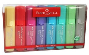 Zakreślacze pastelowe Faber-Castell - 8 kolorów