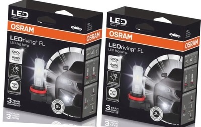 OSRAM LEMPUTĖ LED H8/H11/H16 12V 8.2W LEDRIVING 4 VIENETAI 