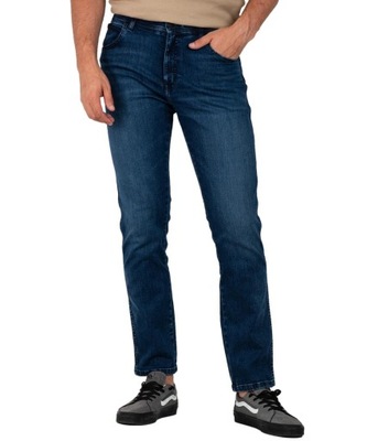 Jeansy Wrangler Texas Slim 112341394 W12SMN396 Apollo 32/30