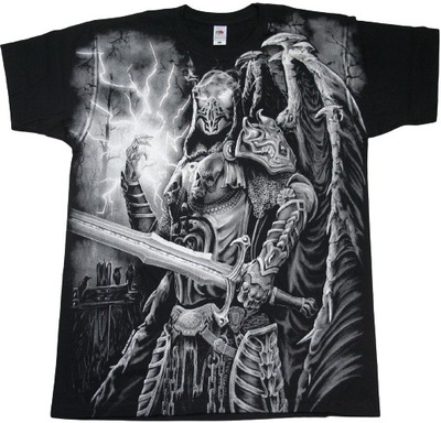 Koszulka FANTASY Dark Knight * sitodruk HD * r. XL