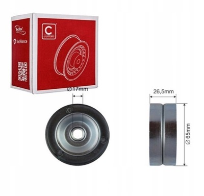 Ролик натяжитель ремень клиновой hyundai accent iv фото №1