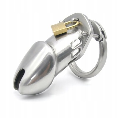 Male Chastity Device Lock Metal Cage Cock Hol