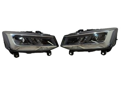 81A941011 JUEGO FAROS PARTE DELANTERA PARTE DELANTERA IZQUIERDA DERECHA AUDI Q2 COMPLETO DIODO LUMINOSO LED  