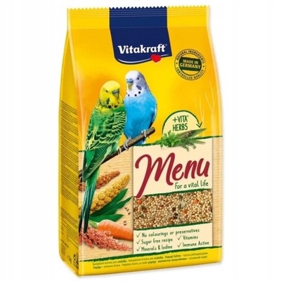 VITAKRAFT MENU VITAL karma dla papugi falistej 500g