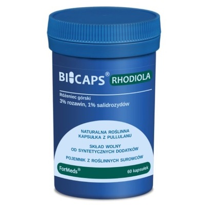 BICAPS Rhodiola różeniec górski ekstrakt 60 sztuk