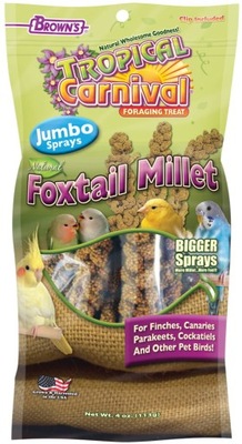 Proso dla małych papug nimf Foxtail Millet 113g