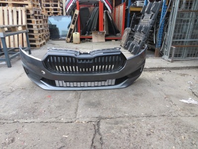 Бампер перед передний skoda fabia 2021 4 iv фото №1