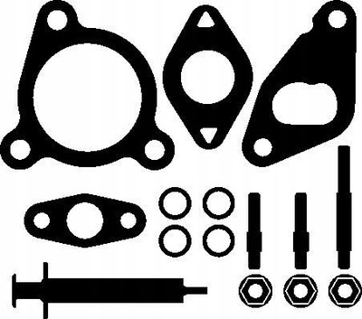 KOMPLEKTAS MONTAZ. TURBOKOMPRESORIAUS TURBOKOMPRESORIAUS FIAT/OPEL 1.3 JTD/CDTI KPL ELR 