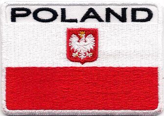 NASZYWKA Polska Flaga POLAND 9R