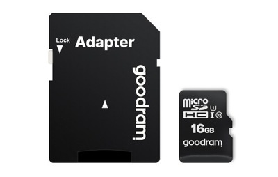 Karta pamięci GoodRam M1AA-0160R12 (16GB; Class 10, Class U1; Adapter, Kart