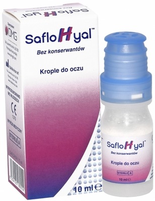 Saflohyal nawilżające krople do oczu 10 ml