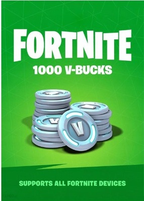 FORTNITE 1000 V-BUCKS PC KLUCZ EPIC STORE PL