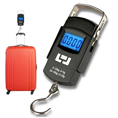 WAGA HAKOWA WĘDKARSKA BAGAŻOWA PODRÓŻNA LCD MOCNA PRECYZYJNA 50KG