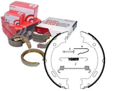 Гальмівна колодка гальма стояночного mercedes m w163 chry фото №1